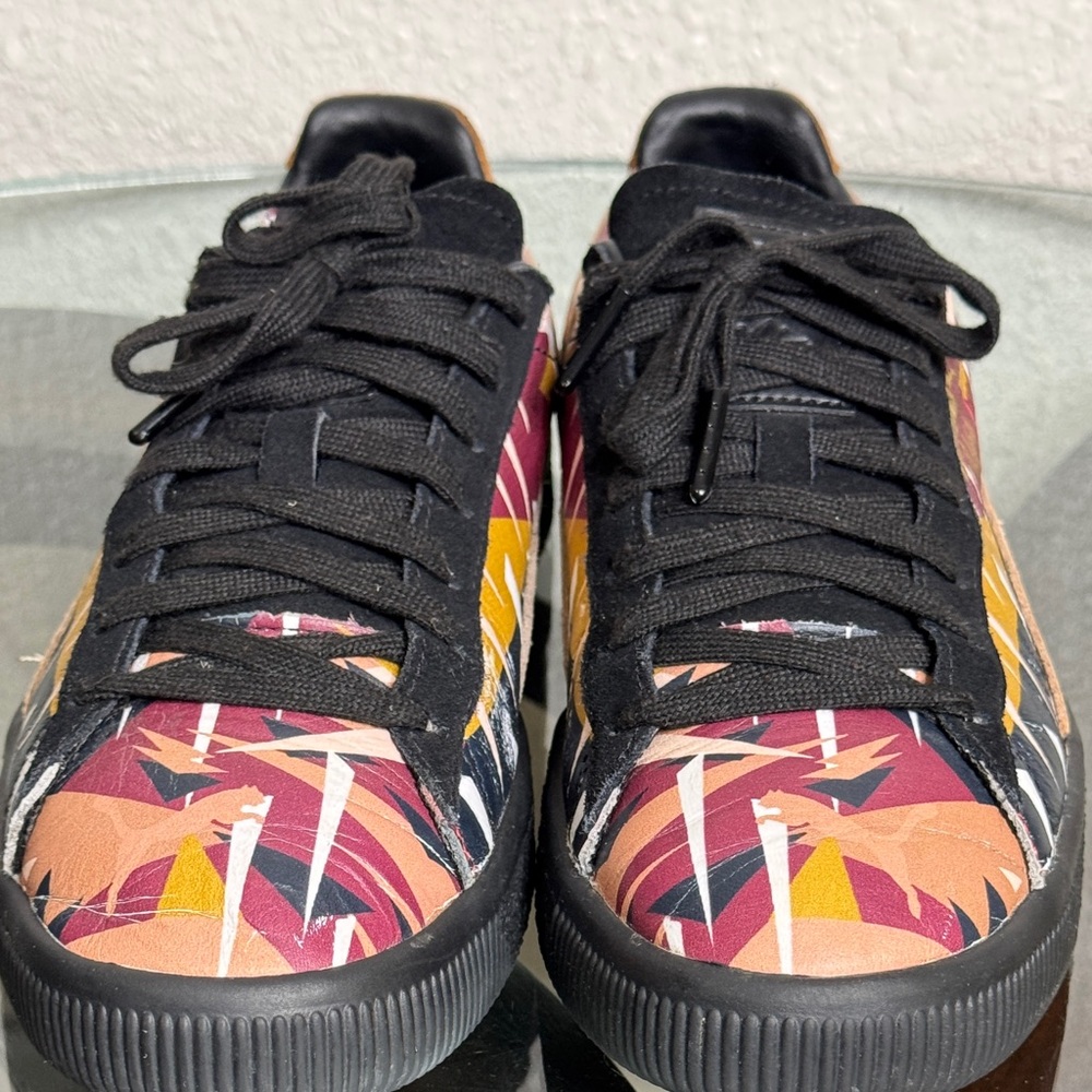 PUMA CLYDE MOON JUNGLE x Natural Multicolor Size 8.5 US Men's Sneakers - Picture 3 of 13